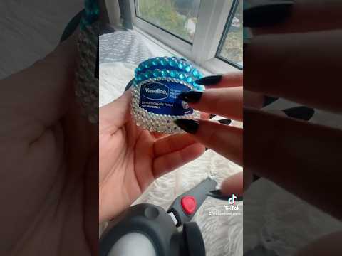 Rhinestone covered Vaseline #asmr #asmrlofi #asmrshorts #shorts