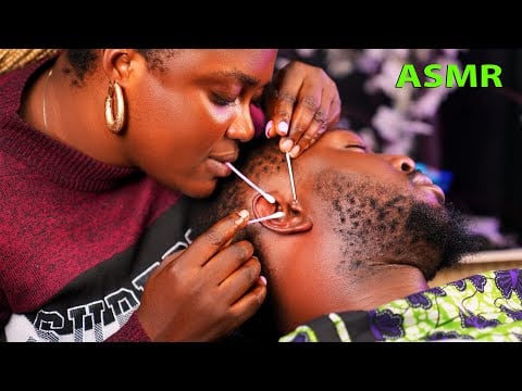 Asmr✨Relaxing Beard scratch, Satisfying Ear cleaning, Face nitpick massage,Vitamin E capsule 4 Sleep