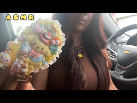 ASMR in the Car ✨ Hair Brushing, Lip Gloss & Whispers Before The Party (POV Big Sister Roleplay)