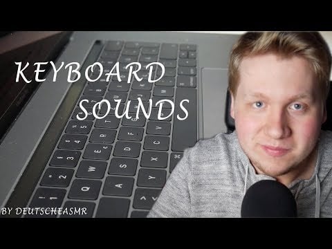 ASMR | Keyboard Typing [Binaural/Sounds] | German/Deutsch | DeutscheASMR