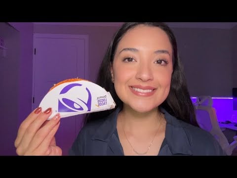 ASMR | Taco Bell Doritos Locos Tacos 🌮