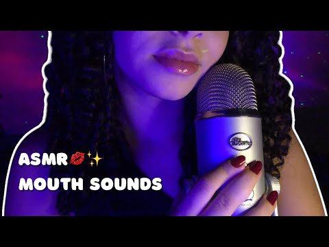 ASMR| SONS DE BOCA COM CHUVA 👄🌧️✨ - 1H MOUTH SOUNDS