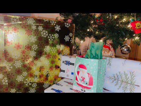 ASMR! 🎁 Wrapped Christmas Presents + Stocking Stuffers! 🎄🎅