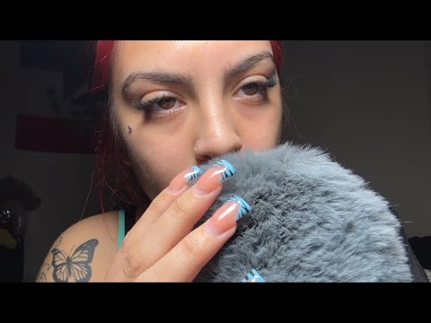 ASMR with a mic mouthsounds, whisper ramble & more