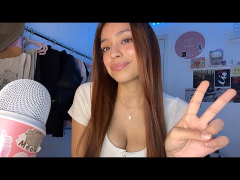 ASMR en español 🇲🇽 hand movements,face touching,postive words❤️