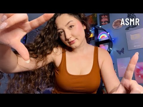 ASMR Fast Experimental Hand Movements & Visuals *Spinning & Dropping* Screen Tapping
