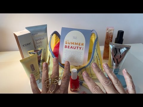 ASMR Unboxing The M&S Summer Beauty Bag