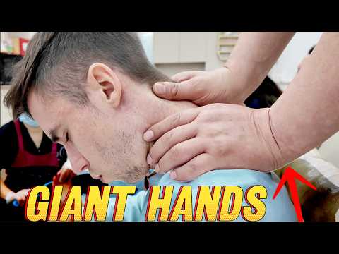 His GIANT Hands Found Every Knot in My Shoulders | ASMR Massage
