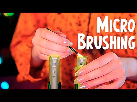 ASMR Micro Brushing 💎 No Talking, Gentle but Intense