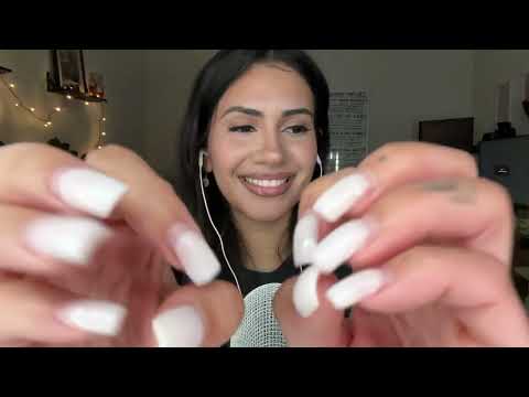 ASMR | Repeating My Intro & Mouth Sounds w Hand Movements