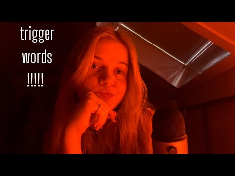 asmr | very tingly trigger words!!