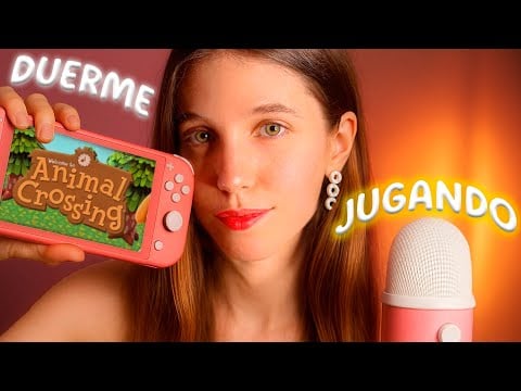 ASMR JUGANDO en la SWITCH para que te DUERMAS EN MINUTOS 🌙 (Animal Crossing)