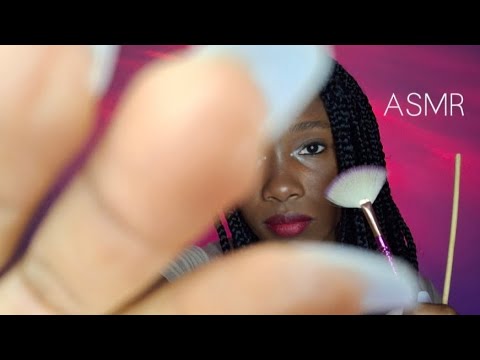 ASMR TAPPING NA TELA - SONS DE BOCA E INAUDÍVEL (com sussurros, asmr caseiro para dormir) 😴💜