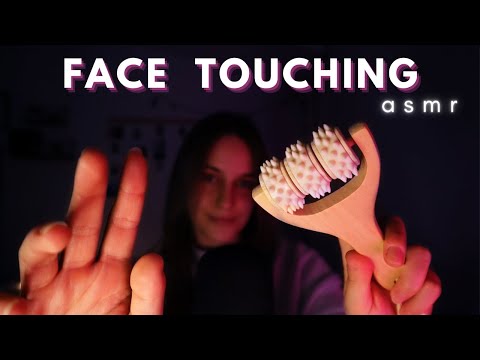 ASMR VISUAL Tocando tu Cara para que Duermas Bien ^