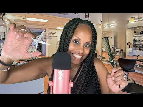 ASMR Haircut, Blow Dryer, Mouth Sounds