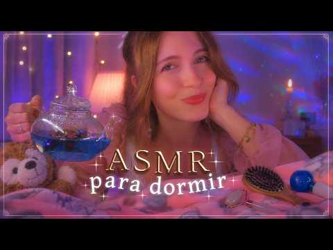 ASMR en TU CAMITA 🩵 Tu amiga te cuida y ayuda a DORMIR 🌙✨ ¡Te consiento durante 1 hora!