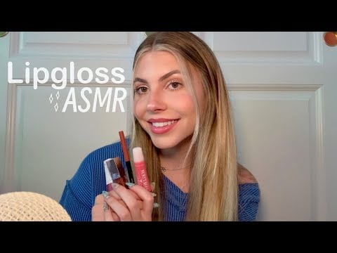 ASMR Lip Gloss Pumping & Mouth Sounds 💖 (inaudible whispers, hand sounds, etc.)