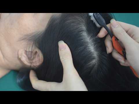ASMR Tingly Hair Sounds With Scalp Scratching And Parting Hair, Relaxing For Anxiety Relief