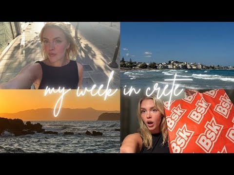 ASMR SUOMI kuiskattu my week kreetalta | my week in crete | whispered vlog