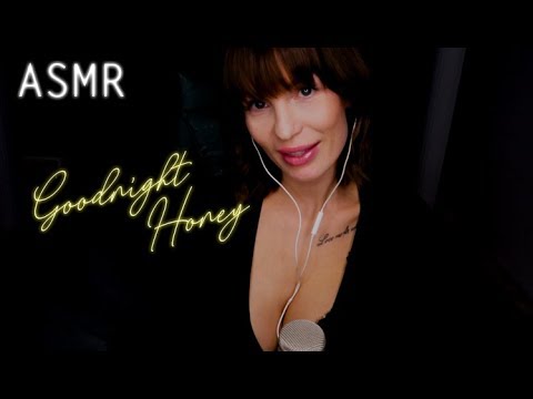 ASMR Fall Asleep - Girlfriend kisses you goodnight Mouth sounds sensual kissing whispering deutsch