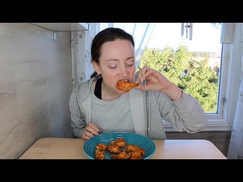 ASMR Whisper Eating Sounds | Chicken Drumstick | Mukbang 먹방