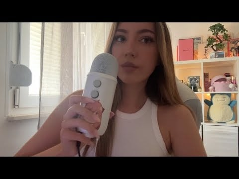 ASMR Repeating YOUR names🤍 (up close clicky whispers)