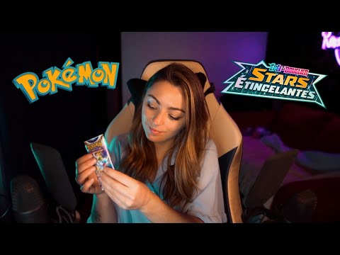 ♡ ASMR  - Ouverture de boosters Pokémon (On est chanceux) ♡