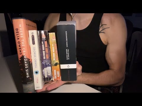 ASMR With my fresh book haul