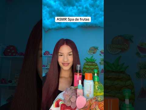 ASMR Spa de frutas 🍇 #asmrspa #asmratencionpersonal #asmrskincare #asmrroleplay #softspoken #asmr