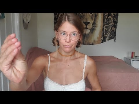 tingly asmr triggers (tapping, hand movements, whispers) 