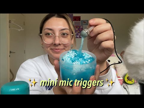 ASMR random mini mic triggers ✨ | Whispered