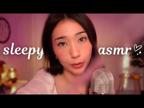 ASMR to Make You Sleepy ♡ (mouth sounds, personal attention, spoolie nibbling, tape & more)