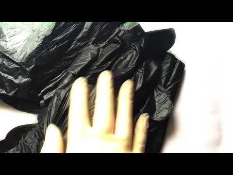 GLOVES  LAYERING 🖐️🖐️  THERMOPLASTIC OVER LATEX 🖤🤍  [[ASMR]]