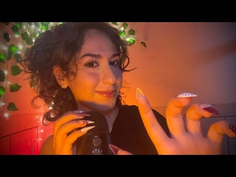 ASMR Combining Your 2 Favorite Triggers! (Mic Scratching & Face Tracing💆🏻‍♀️)