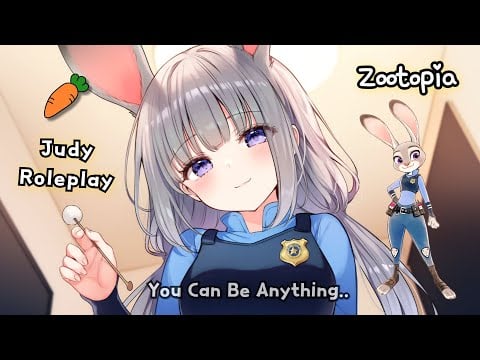 [ASMR] Believe You Can Be Anything 🐰 Bunny Girl Ear Cleaning | Zootopia Judy