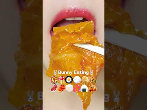 ASMR 🌶️ Spicy Kimchi Stew MUKBANG 김치찌개 이모지 먹방 (sped up)
