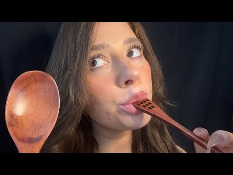 ASMR | Mouth Sounds ,Honey spoons,Tapping 🍯 