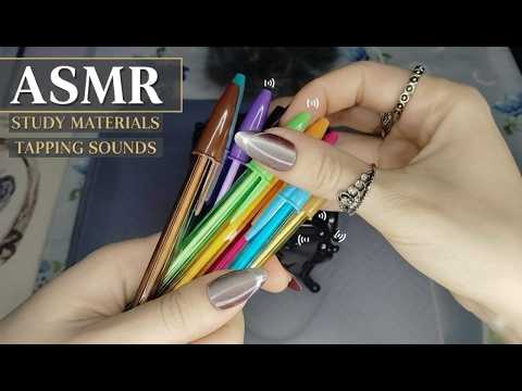 Fazendo asmr no meu material de estudos - Doing asmr on my studie's things
