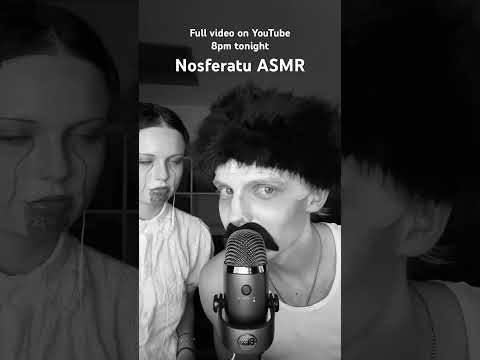 Nosferatu ASMR 🩷 full video is up tonight #asmr #nosferatu #asmrroleplay #halloween #viral