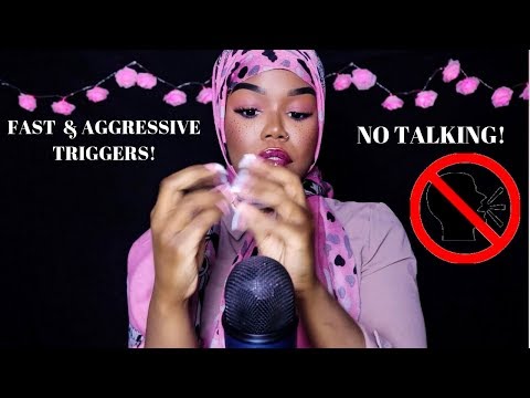 ASMR | Fast, Aggressive, Unpredictable Triggers 💨 (NO TALKING)