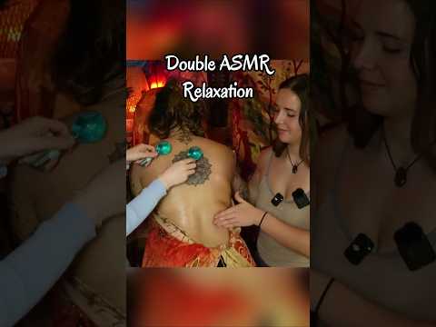 ASMR collab w. ⁨@asmr_beauty⁩  & ⁨@Jazzmutchholisticsasmr⁩  #asmr #relax #asmrmassage #reiki #shorts