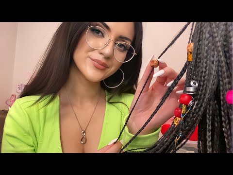 That Girl At The Sleepover Party Styles Your Braids At Night - ASMR Personal Attention