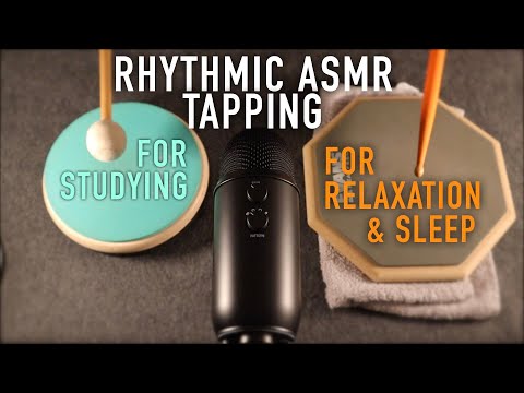 ASMR Rhythmic Tapping for Studying / Relaxation / Sleep (No Talking)