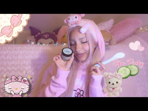 ASMR in French | Doing your skincare !🧴🎀 ~layered sounds,￼ personal attention…~