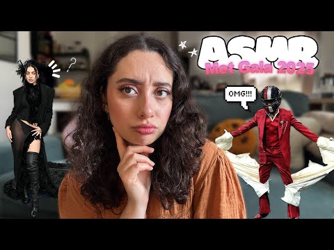 🌙 ASMR FRANÇAIS : JE JUGE LES LOOKS DU MET GALA 2025 🪩 (chuchotement proche du micro)