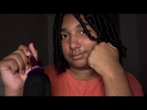 ASMR — Update de ma journée ✨(chuchotements + pinceau)