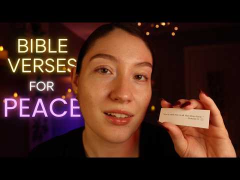 Christian ASMR - Bible Verses to Help You Sleep Peacefully 😴