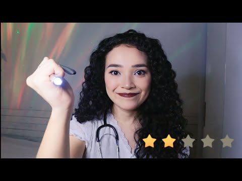 ASMR EXAME DOS NERVOS CRANIANOS no Pior Hospital da região 💩