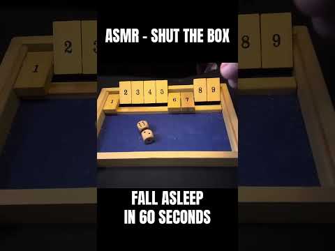 shut the box asmr 😴💤 | tingles for people with asmr immunity #asmr #asmrshorts #asmrsounds