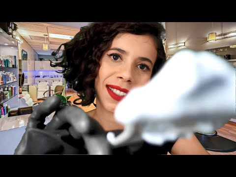 ASMR | PINTANDO SEU CABELO NO SALÃO DE BELEZA | Roleplay